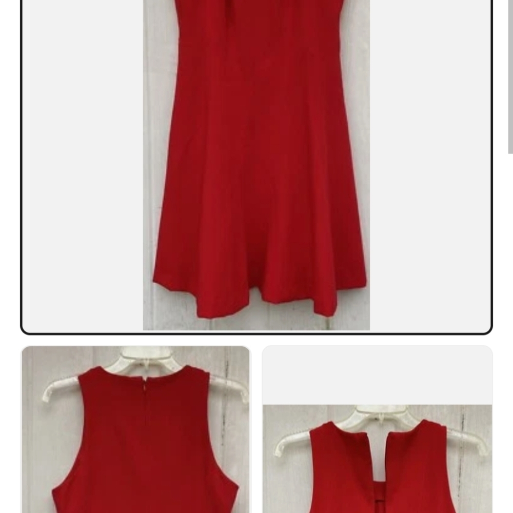 Banana Republic Red Midi Dress
